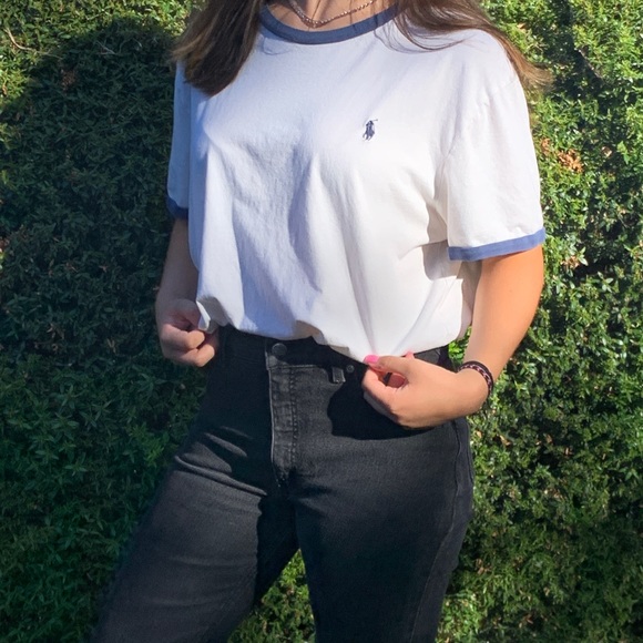 Ringed Sleeve Polo Tee - Picture 2 of 6